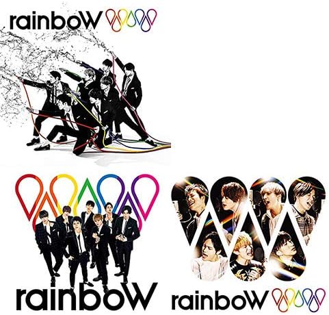 Amazon 視聴id 特典付３種セット Rainbow 初回盤a 初回盤b 通常盤 Cd Dvd ジャニーズwest ステッカー３種 ミュージック ミュージック