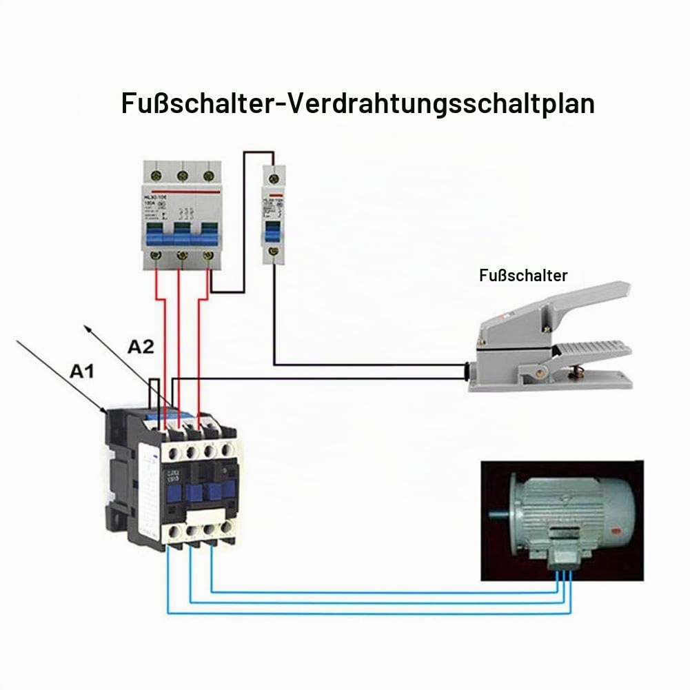 Industrielle Fußschalter Aluminiumgehäuse Fußschalter Momentary Rutschfester Fußschalter für Werkzeugmaschinenausrüstung