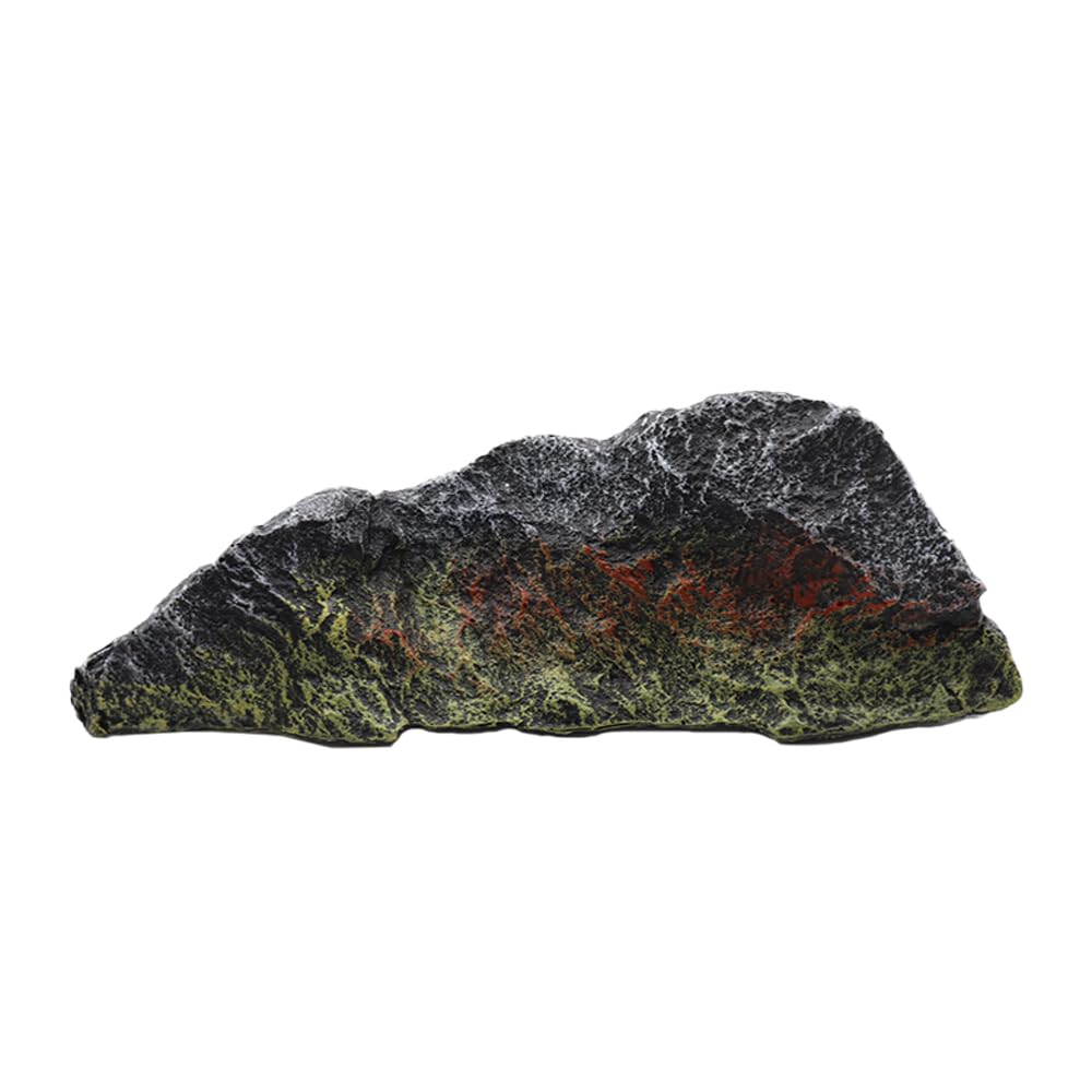 NUZAMAS Fish Tank Simulation Resin Rock Cave Hideouts Terrarium Habitat Decor Aquarium Resin Cave Ornaments for Lizards Snakes Crab Bearded Dragon Gecko - Image 4