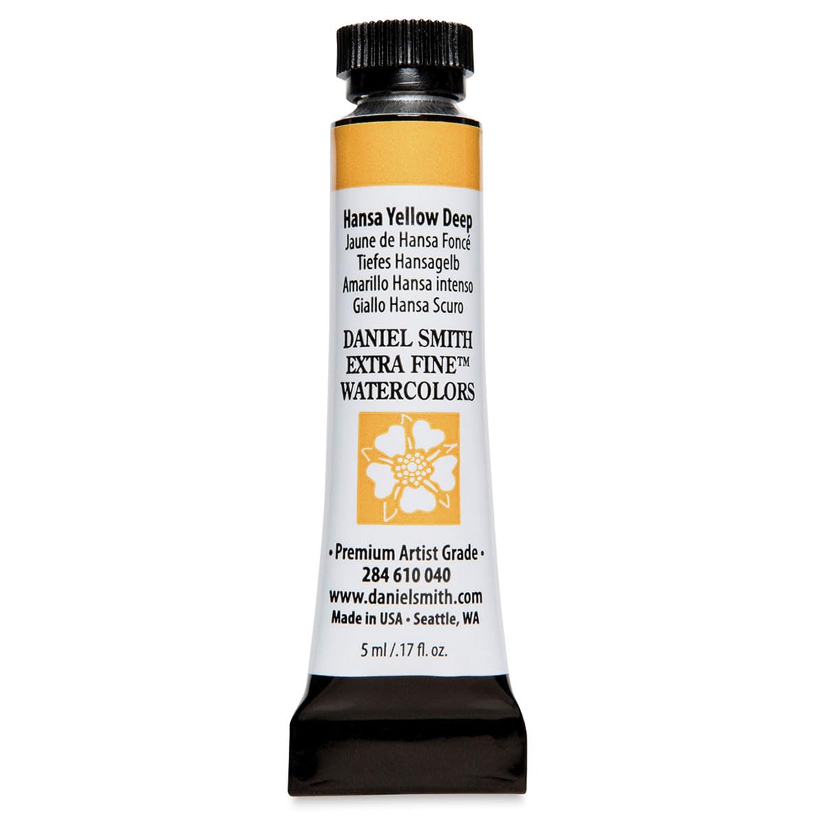 Daniel Smith : Watercolour Paint : 5ml : Hansa Yellow Deep : Series 1