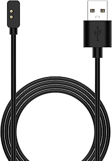 شاحن متوافق مع ساعة شاومي ريدمي 2/لايت/سمارت باند برو من اكسيسين - كابل شحن بديل للساعة الذكية