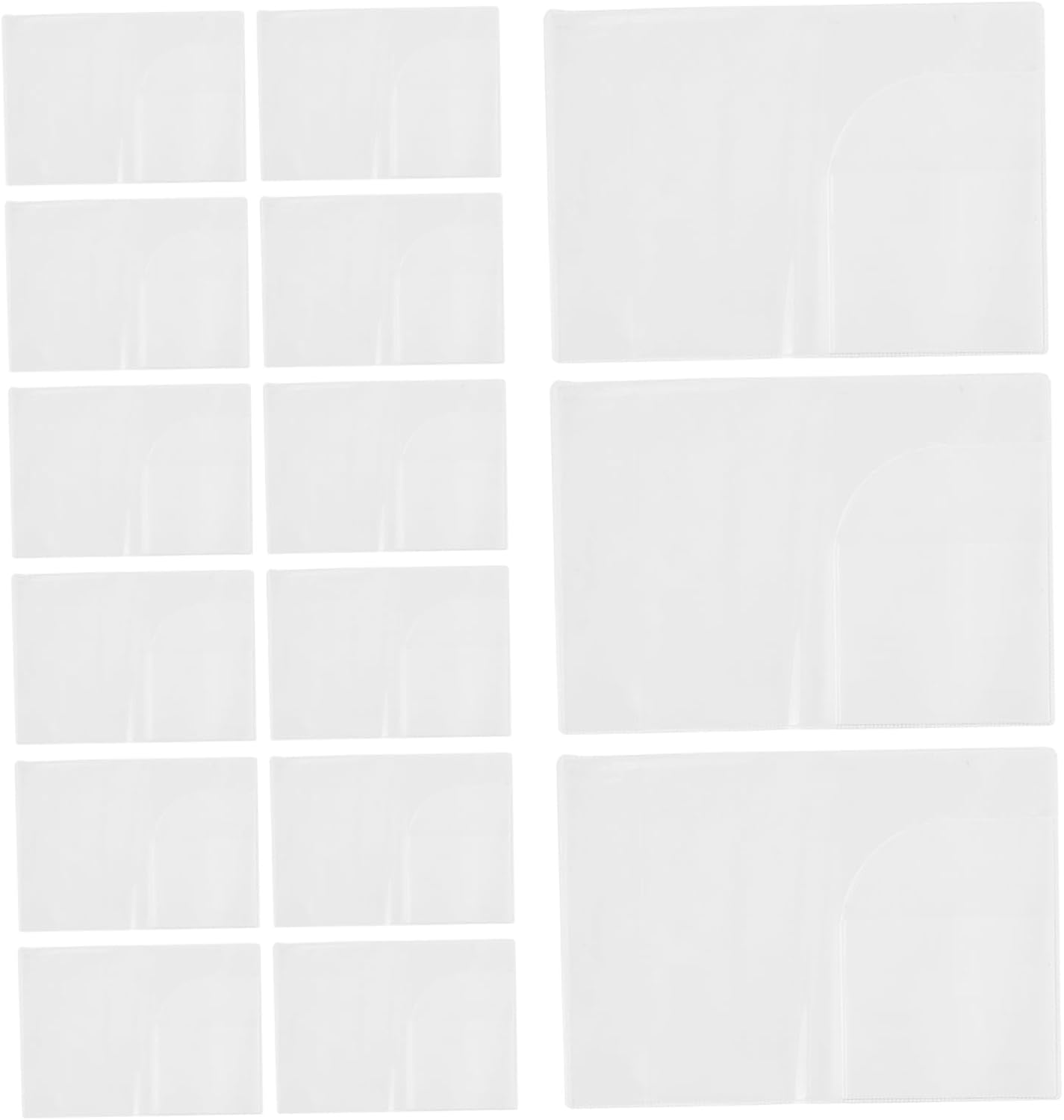 LIFKOME 30pezzi Portapassaporto Trasparente in Pvc Porta Carte Di Credito Organizer Essenziale Da Viaggio Custodia Protettiva Leggera Per Viaggi