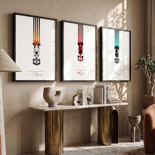 Image of kotart Big Sports Cars Framed Posters Gift Items for Boys Room Wall Decoration Bedroom Living Room Office Studio Decor | Car Poster Frame for Wall Decor Set Of 3 Size (10 X 13 inch)