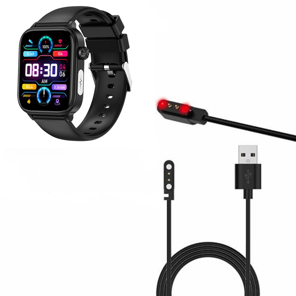 Amazon.com: USB Charger for hellibito ET570 SmartWatch Magnetic