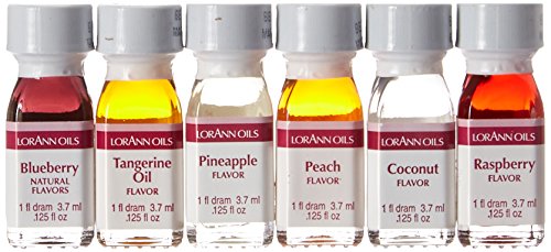 Lorann Oils 1 Dram Fruit Flavor (Pack of 6) - Dram 6 Pack