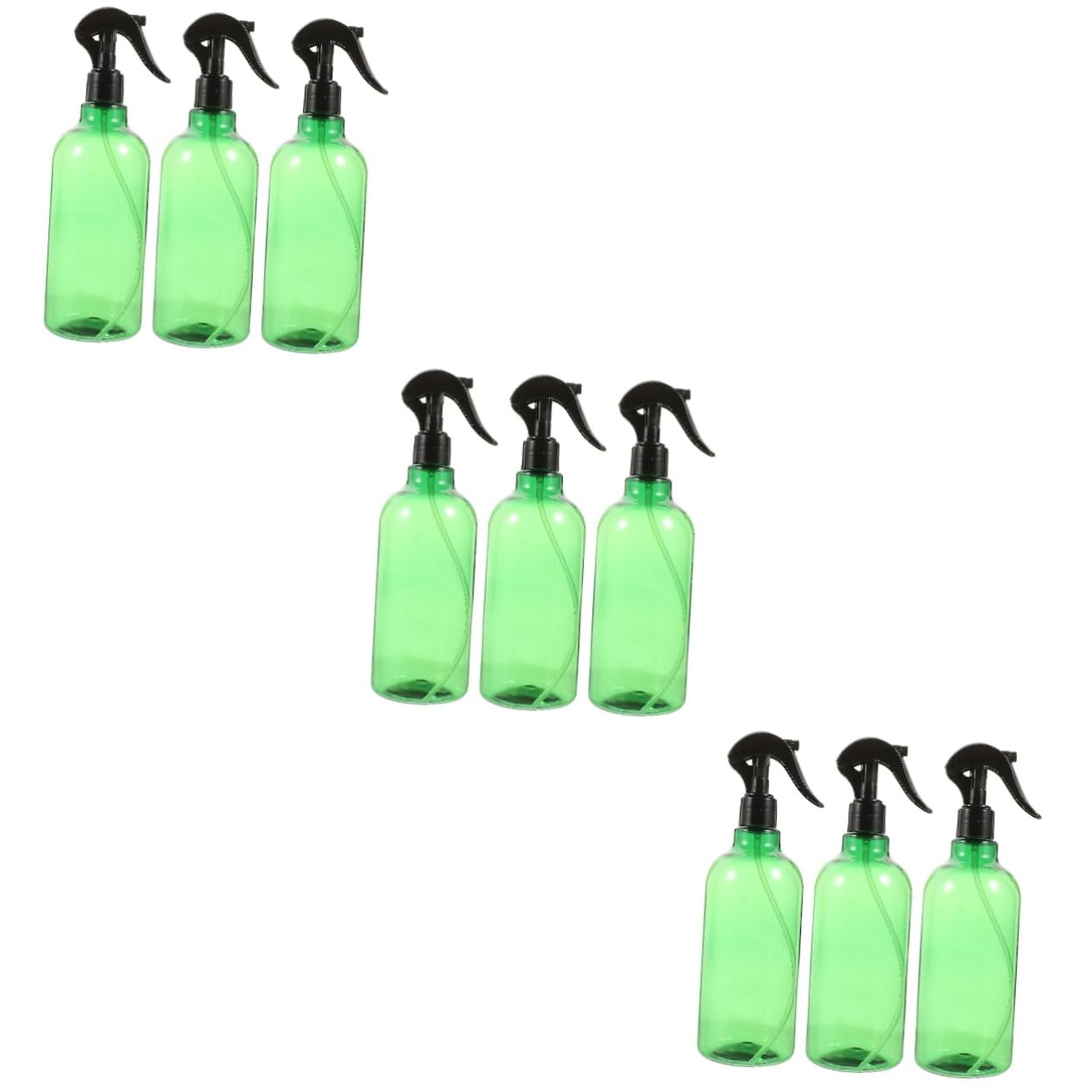 Ipetboom 9pezzi Bottiglie Spray Riutilizzabili Atomizzatore Fine Mist Per Cosmetici e Contenitori Pratici e