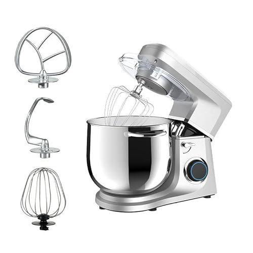 Stand Mixer, 11L Food Mixer with Dough Hook and Egg Beater, 1700W Tilt Head, 6-Speed Multi-Function Kitchen Appliance for Baking