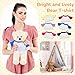 Civaner 6 Pcs Bear Shirts Bulk Stuffed Animal Clothes for Bears Colorful Cute Tiny Clothes Fit for 12 to 16 Inches Plush Bear Doll DIY Outfits Accessories