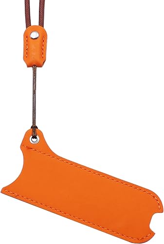 Miniatura 8 de ZUYOOK Funda de piel sintética con cordón para J-U-U-LR-E-LXMO-TIYO-OZ o cordón de tamaño similar, funda protectora para bolígrafo azul+naranja 2