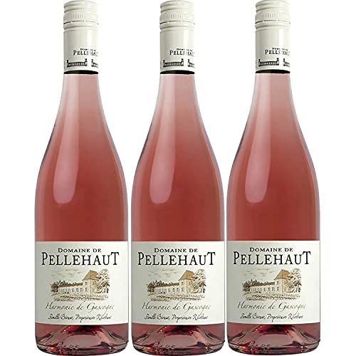 Domaine de Pellehaut Harmonie de Gascogne Rosé Côtes de Gascogne Rosewein trocken IGP Frankreich (3 Flaschen) Cover
