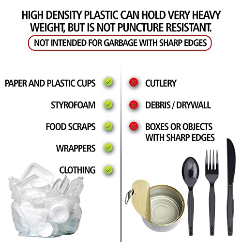 Image of Aluf Plastics 33 Gallon Black Trash Bags (250 Count) - 33 inch x 40 inch - 16 Micron Equivalent High Density Value Garbage Bags for Bathroom, Office,Municipal(1 Pallet of 70 Cases, 17500 Bags Total)