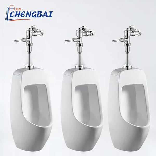The popular design that 0.5 GPF manual flush valve, Hand control urinal flush valve, Chrome, nice urinal flushometer by CHENGBAI TOTE - Image 2
