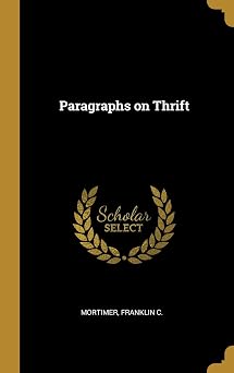 Paragraphs on Thrift