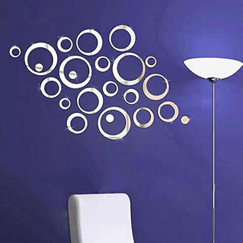 24pcs Decorative Acrylic Wall Mirrors Cover