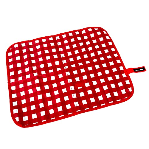 ペット カフェマット/ギンガムレッド