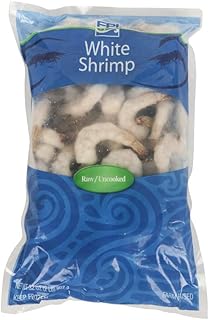 FPI IQF Peeled Raw Deveined Tail On White Shrimp, 2 Pound -- 5 per case.