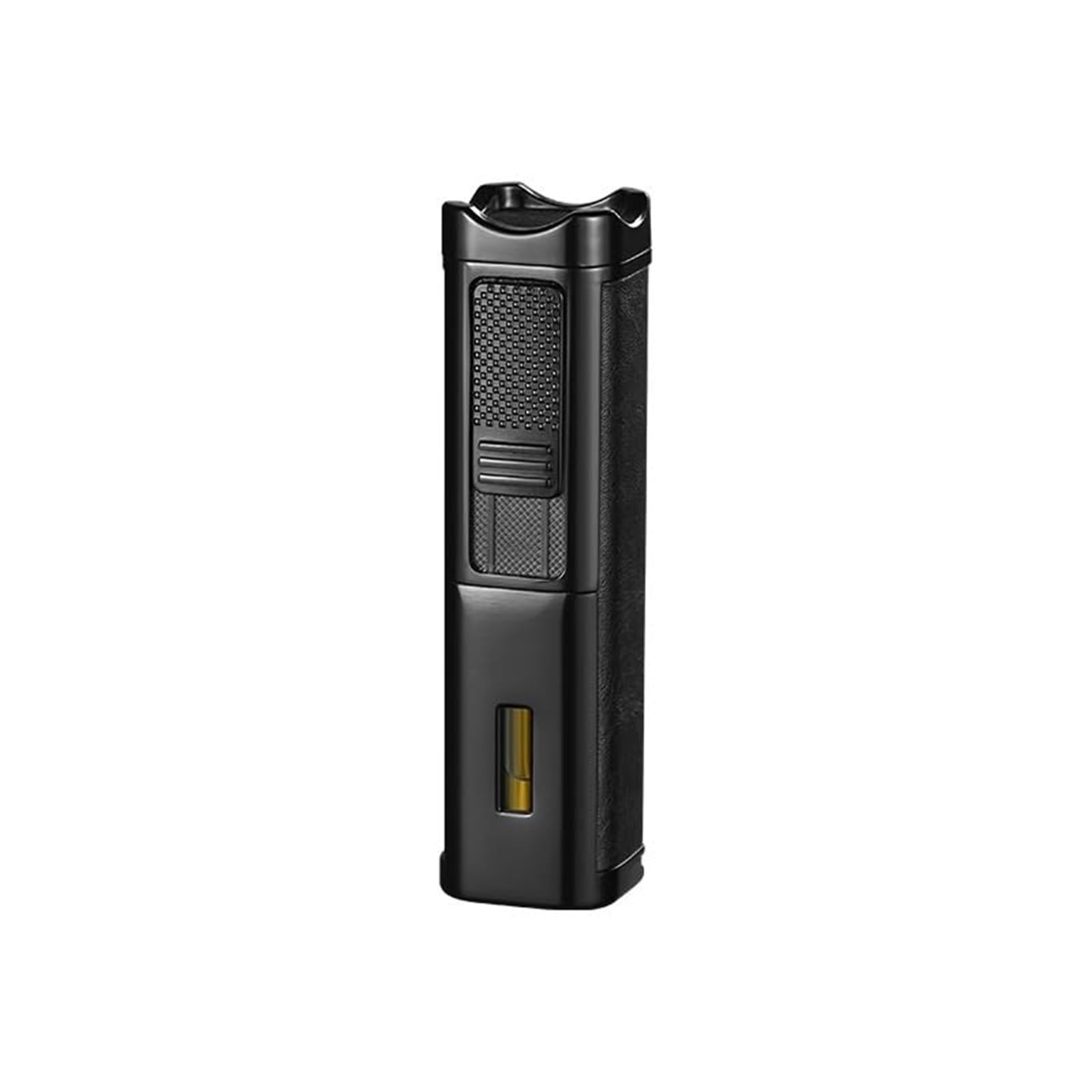 Briquet fenêtre d'air visible et triple jet torche au butane