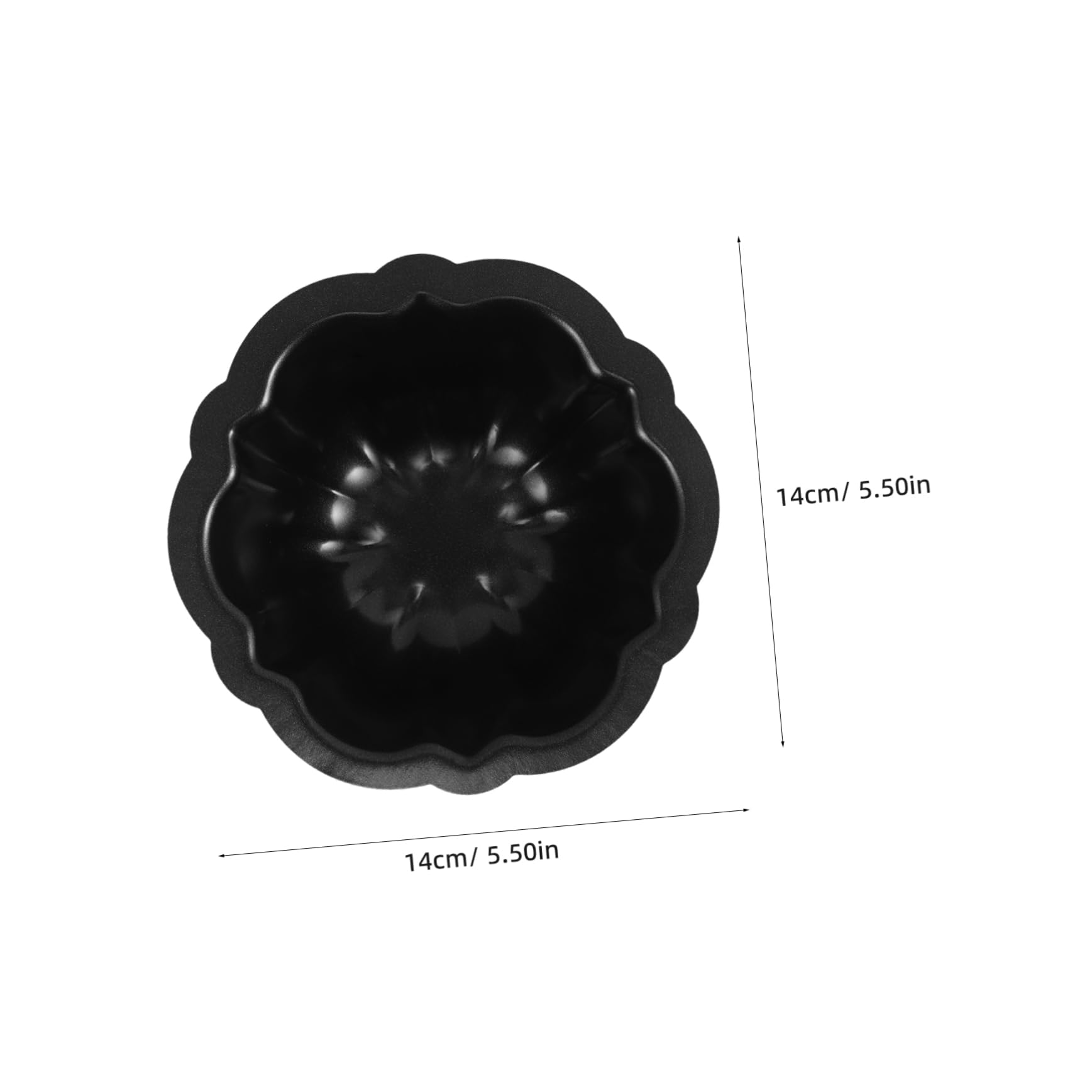 Mikinona Molde para Pasteles 10 Piezas de Acero al Carbono Negro | Diseño Antiadherente, Patrones de Dibujos Animados Creativos, Fácil de Guardar
