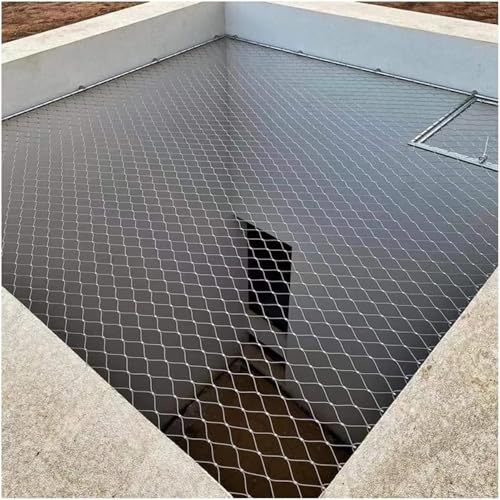 Filet de sécurité flexible en acier inoxydable pour balcon, cage de volaille pour animaux