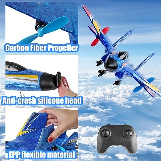 RIDDHU MART Remote Control Airplane Glider for Kids & Adults 1