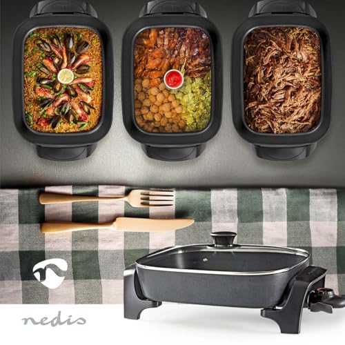 Foto von Elektrische Pfanne - 40 cm - Dickwandiges Aluminium-Gussgehäuse