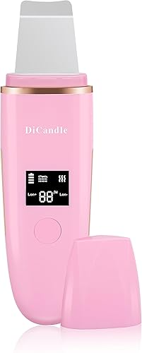 Limpiador facial para eliminar puntos negros, limpiador de poros, espátula de piel, raspador de piel (rosa)