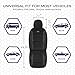Skechers Memory Foam Leather Car Seat Covers, Air Cool Mesh Thick Seat Covers, Car Seat Covers Front Seats Airbag Compatible, Automotive Comfort for Most Cars, Vans, Trucks, SUV,Black