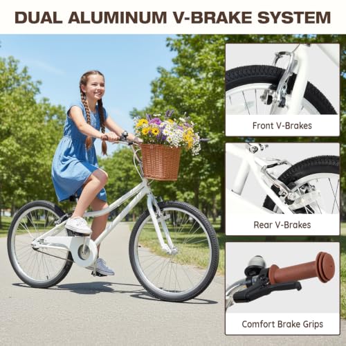 Yventix 24 Inch Cruiser Bike