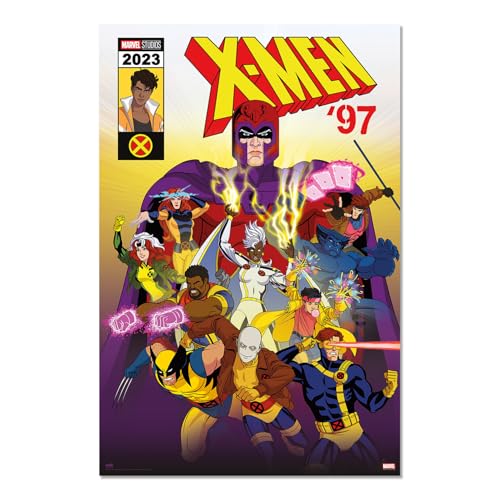 Grupo Erik Poster Marvel X Men 97 - Laminas decorativas 61x91,5cm a todo color | Posters para pared ideal decoración habitación