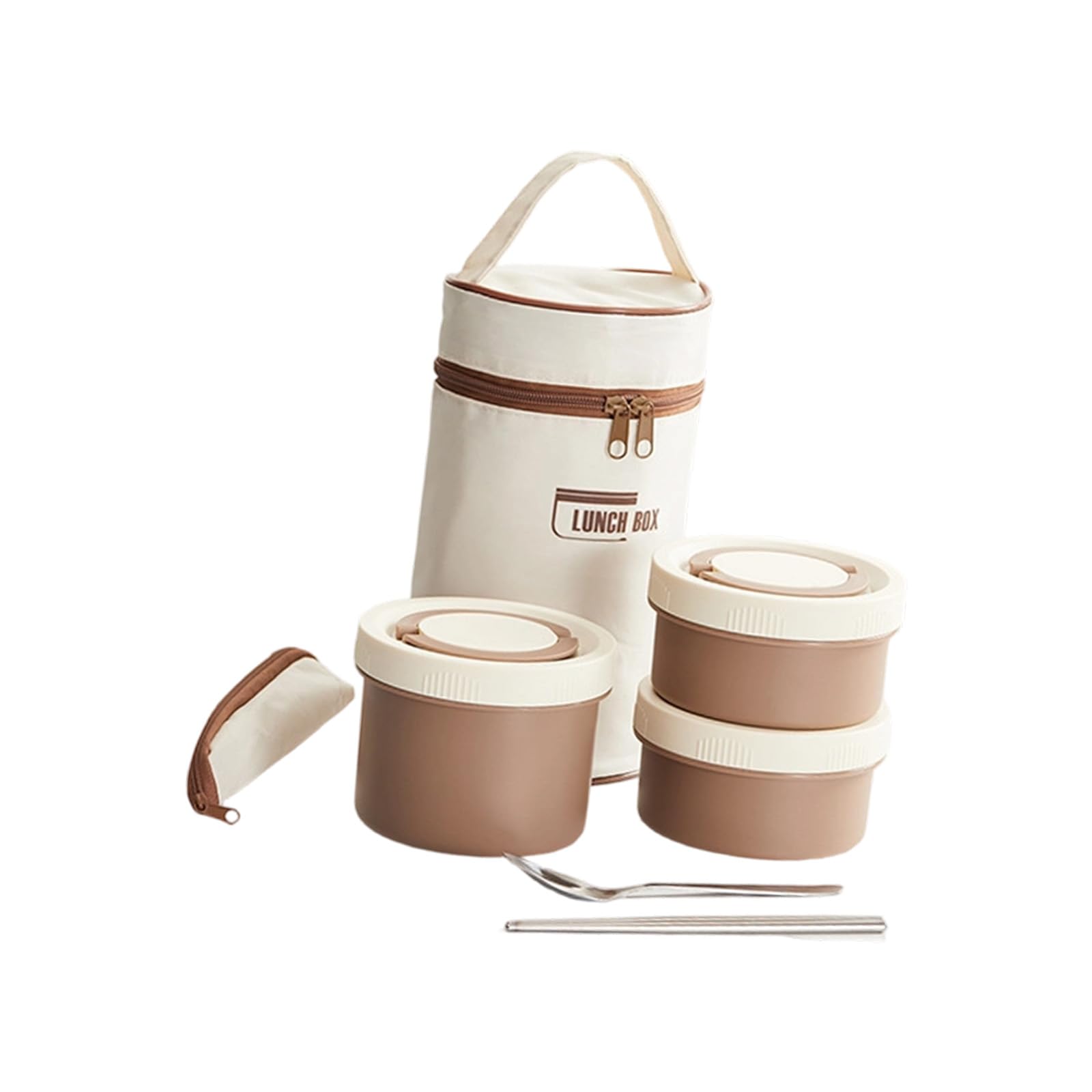 APGLSXY Insulated Rustless Mealbox 4 Compartment Canisters Impermeable Plan Oven Safe for School Use Large Capacity Insulated Box