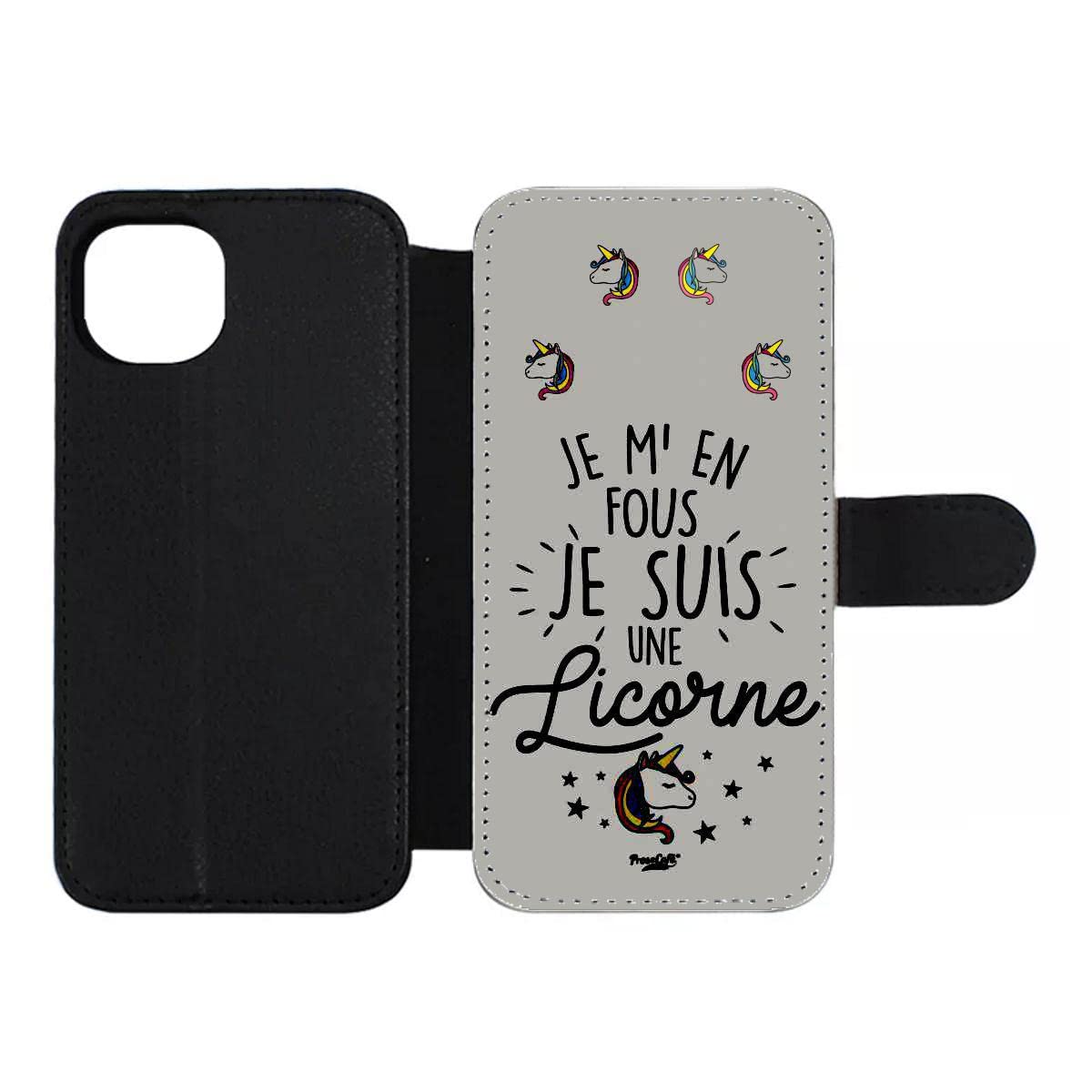 Etui Cuir pour iPhone 13 Protection Housse Fermeture magnétique ProseCafé - 5