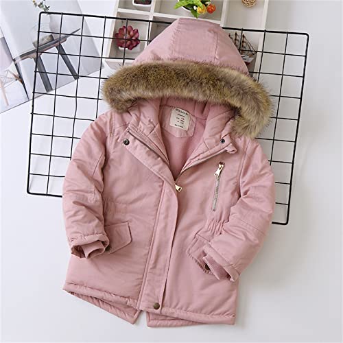 Baby Girls Boys' Fleece Lined Jackets Coat With Hoodie Zip Up Toddler Winter Warm Thick Outerwear2