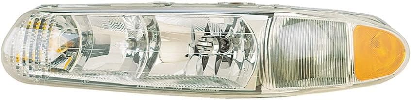 CarLights360 For 1997-2005 Buick Century Pair Headlights Driver and Passenger Side w/corner lamps | GM2502182 GM2503182 | 10436483