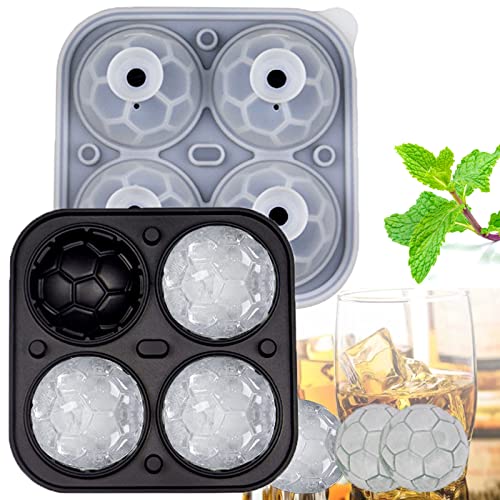 Molde de Silicón para Cubos de Hielo con Forma de Balón miniatura 1