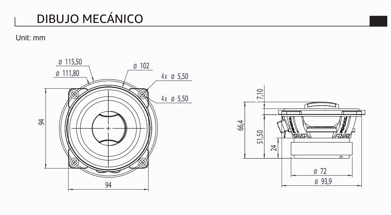 Focal ASE 130 - Kit de componentes de 2 vías de 130 mm