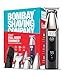Bombay Shaving Company 11-in-1 All-in-One Grooming Kit for Men | Cordless USB Fast-Charge Trimmer IPX6 Waterproof 90-Min Runtime Smart-Lock & Self-Sharpening Stainless Steel Blades