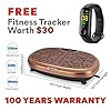EILISON FitMax 3D XL Vibration Plate Exercise Machine - Whole Body Workout Vibration Fitness Platform w/Loop Bands - Home Workout for Lymphatic Drainage Machine for Weight Loss, Wellness, Recovery