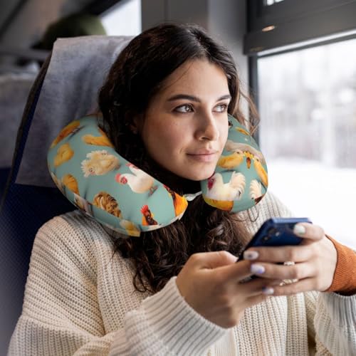 Almohada de poliéster negra para cuello tamaño único miniatura 6