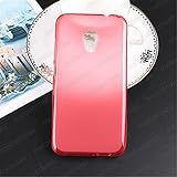 funda alcatel u5  MELOENVIAS Funda Carcasa para ALCATEL U5 (3G) Gel TPU Liso Mate Color Rosa