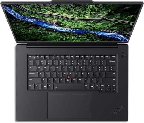 Image of New ThinkPad P1 Gen 8 Mobile Workstation Laptop 16 inch 3.2K OLED Touch Screen Ultra 9 285H 64GB RAM 2TB SSD Gen5 RTX PRO 2000 Blackwell GDDR7 Graphic Backlit Webcam Fingerprint Thunderbolt 5 Win 11 Pro