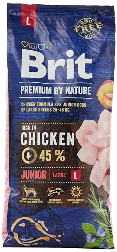Brit Premium by Nature Junior L - Dry Dog Food - Chicken 15 kg