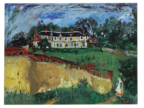 Tableau Toile Chaim Soutine Vieille près de Chartres - Décoration Murale Peinture Art 60x90