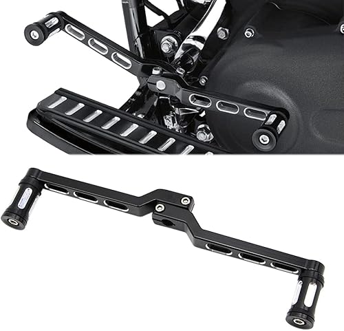 Dreamseek Palanca de cambio de engranajes con punta de talón de motocicleta + clavija de cambio para Harley FL Softail Touring Electra Glide Road