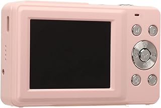 Câmera Digital, Câmera Digital Compacta Auto Sensível à Luz 700 MAh Bateria HD 1080P Display IPS de 2,4 Polegadas Plugue EUA 100-240V 16X Zoom 44M para Casamento para Foto (Rosa)