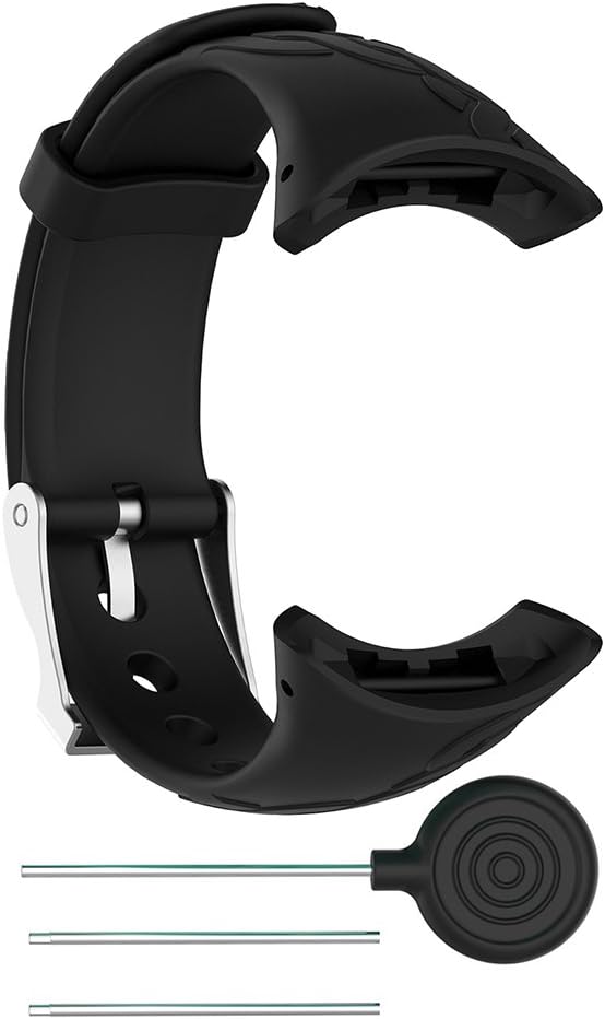 Compatible For M1 M2 M4 M5 Smartwatch Waterproof Adjustable Silicone Wristband Sweatproof Comfortable Strap Watch Strap Smart Watch Band Replacement Sport Wrist Quick Release Adjustable