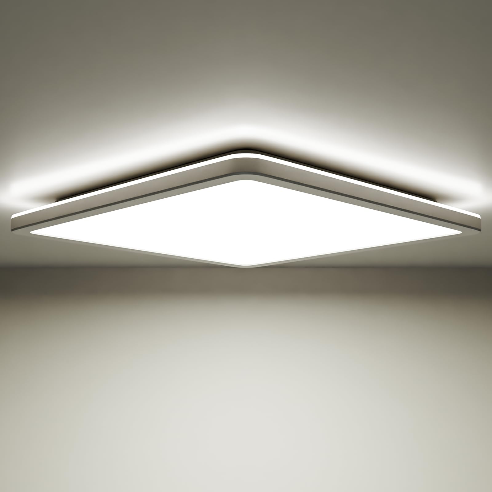 Epochglo LED Ceiling Light Flat, Bathroom Ceiling Light Panel, IP54 ...