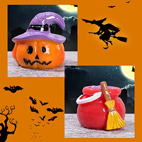 QGHSkOMk 8pcs all saints' day Fairy Outdoor Garden Figurines Outdoor Wild Garden Accessories for indoor plants Resinous Miniature for Plant Pots Bonsai Craft Decor Supplies - Image 3
