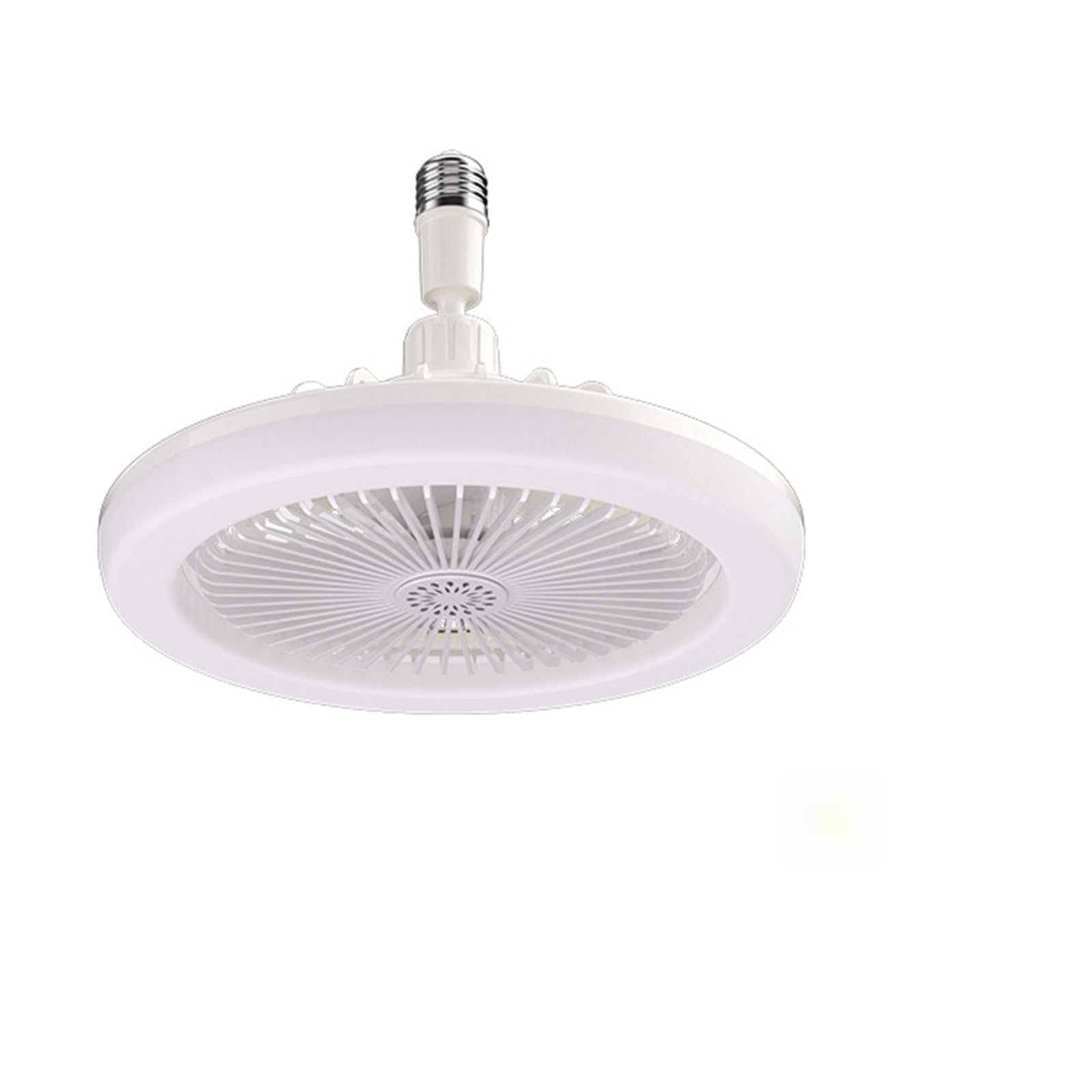 Ventilateur de plafond E27 avec lampe et télécommande réglable à 3 vitesses - 8