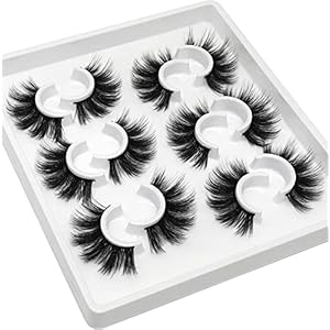 Losha Lashes 6 Pairs Fluffy False E...