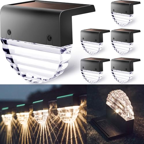 Allkartz Solar Deck Lights for Wall Lamp Outdoor Lighting Backyard Decor Outside Step Elevation Lights for Home Outdoor Solar LED Wall Light Outside Wall Lights for Home Garden Post Fence (Pack 2) Allkartz Solar Deck Lights for Wall Lamp Outdoor Lighting Backyard Decor Outside Step Elevation Lights for Home Outdoor Solar LED Wall Light Outside Wall Lights for Home Garden Post Fence (Pack 2)